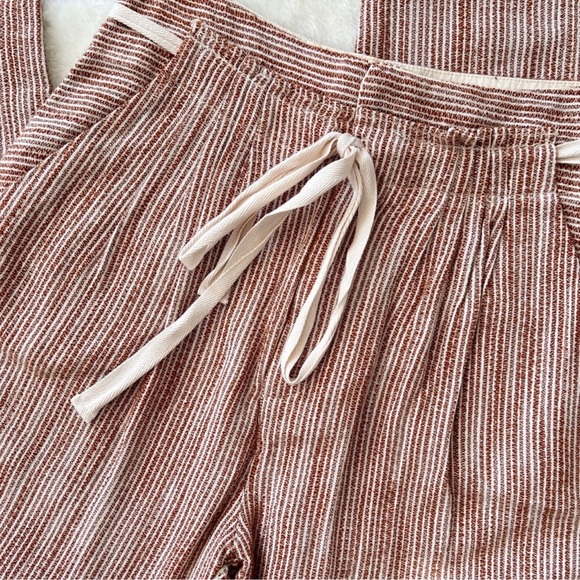 Free People Light As Sunrise Caraway Striped Taper Pant - Picture 5 of 11